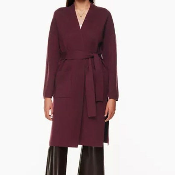 Wilfred Sweaters - Aritzia Wilfred Belize Cardigan Merino Wool Blend Long Cardigan